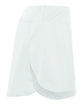 Augusta Sportswear Girls' Action Colorblock Skort white/ white ModelSide