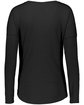 Augusta Sportswear Ladies' Tri-Blend Long Slevee T-Shirt black heather ModelBack