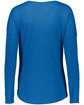 Augusta Sportswear Ladies' Tri-Blend Long Slevee T-Shirt royal heather ModelBack