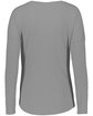 Augusta Sportswear Ladies' Tri-Blend Long Slevee T-Shirt grey heather ModelBack