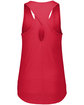 Augusta Sportswear Ladies' Lux Tri-Blend Tank red heather ModelBack