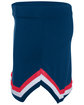 Augusta Sportswear Ladies' Pike Skirt navy /red/ white ModelSide