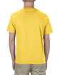 American Apparel Unisex Heavyweight Cotton T-Shirt yellow ModelBack