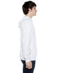 Beimar Drop Ship Unisex Jersey Long-Sleeve Full-Zip Hooded T-Shirt white ModelSide
