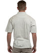 Burnside Men's Fader Jersey Polo heather ecru ModelBack