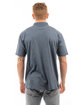 Burnside Men's Fader Jersey Polo heather navy ModelBack