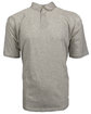 Burnside Men's Fader Jersey Polo heather ecru OFFront