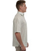 Burnside Men's Fader Jersey Polo heather ecru ModelSide