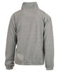 Burnside Men's Quarter-Zip Polar Fleece Pullover heather grey ModelBack