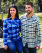 Burnside Ladies' Plaid Boyfriend Flannel Shirt  Lifestyle
