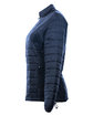 Burnside Ladies' Burnside Quilted Puffer Jacket navy ModelSide