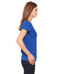 Bella + Canvas Ladies' Jersey Short-Sleeve V-Neck T-Shirt true royal ModelSide