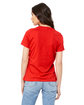 Bella + Canvas Ladies' Relaxed Jersey Short-Sleeve T-Shirt poppy ModelBack