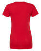 Bella + Canvas Ladies' Relaxed Jersey Short-Sleeve T-Shirt red OFBack