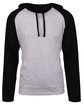 Burnside Adult Raglan Sleeve Striped Jersey Hooded T-Shirt  