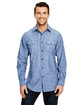 Burnside Men's Chambray Woven Shirt  