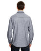 Burnside Men's Chambray Woven Shirt  ModelBack