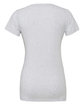 Bella + Canvas Ladies' Triblend Short-Sleeve T-Shirt wht flck triblnd OFBack