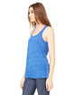 Bella + Canvas Ladies' Flowy Racerback Tank true royal mrble ModelSide