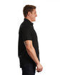 Burnside Men's Peached Poplin Short Sleeve Woven Shirt black/ wht dot ModelSide