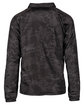 Burnside Men's Nylon Coaches Jacket black/ camo ModelBack