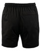 Burnside Soft Jersey Short heather black ModelBack