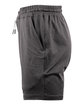 Burnside Soft Jersey Short heather charcoal ModelSide