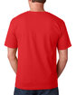 Bayside Adult T-Shirt red ModelBack