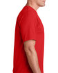 Bayside Adult T-Shirt red ModelSide
