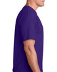 Bayside Adult T-Shirt purple ModelSide