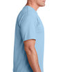 Bayside Adult T-Shirt light blue ModelSide