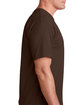 Bayside Adult T-Shirt chocolate ModelSide