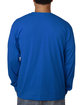 Bayside Unisex Made In USA Midweight Long Sleeve T-Shirt royal ModelBack