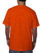 Bayside Unisex Made In USA Midweight Pocket T-Shirt bright orange ModelBack