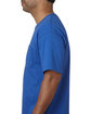 Bayside Unisex Made In USA Midweight Pocket T-Shirt royal blue ModelSide