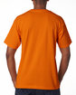 Bayside Unisex Heavyweight T-Shirt bright orange ModelBack