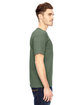 Bayside Unisex Heavyweight T-Shirt army green ModelSide