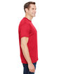Bayside Unisex Performance T-Shirt red ModelSide