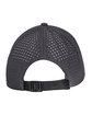 Big Accessories Performance Perforated Cap charcoal ModelBack