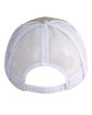 Big Accessories Washed Trucker Cap stone/ white ModelBack