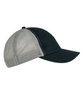 Big Accessories Washed Trucker Cap black / gray ModelSide