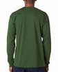 Bayside Unisex Made In USA Heavyweight Long Sleeve T-Shirt forest green ModelBack