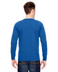 Bayside Unisex Made In USA Heavyweight Long Sleeve T-Shirt royal ModelBack