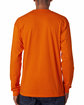 Bayside Unisex Made In USA Heavyweight Long Sleeve T-Shirt bright orange ModelBack