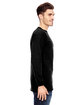 Bayside Unisex Made In USA Heavyweight Long Sleeve T-Shirt  ModelSide
