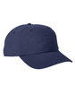 Big Accessories Heavy Washed Canvas Cap navy OFFront