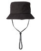 Big Accessories Lariat Boonie Hat charcoal OFFront