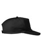 Big Accessories Lariat Ripstop Hat black/ blk rope ModelSide