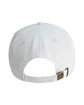 Big Accessories Hybrid Semi Curved Bill Cap white ModelBack