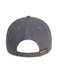 Big Accessories Hybrid Flat Bill Cap dark gray ModelBack